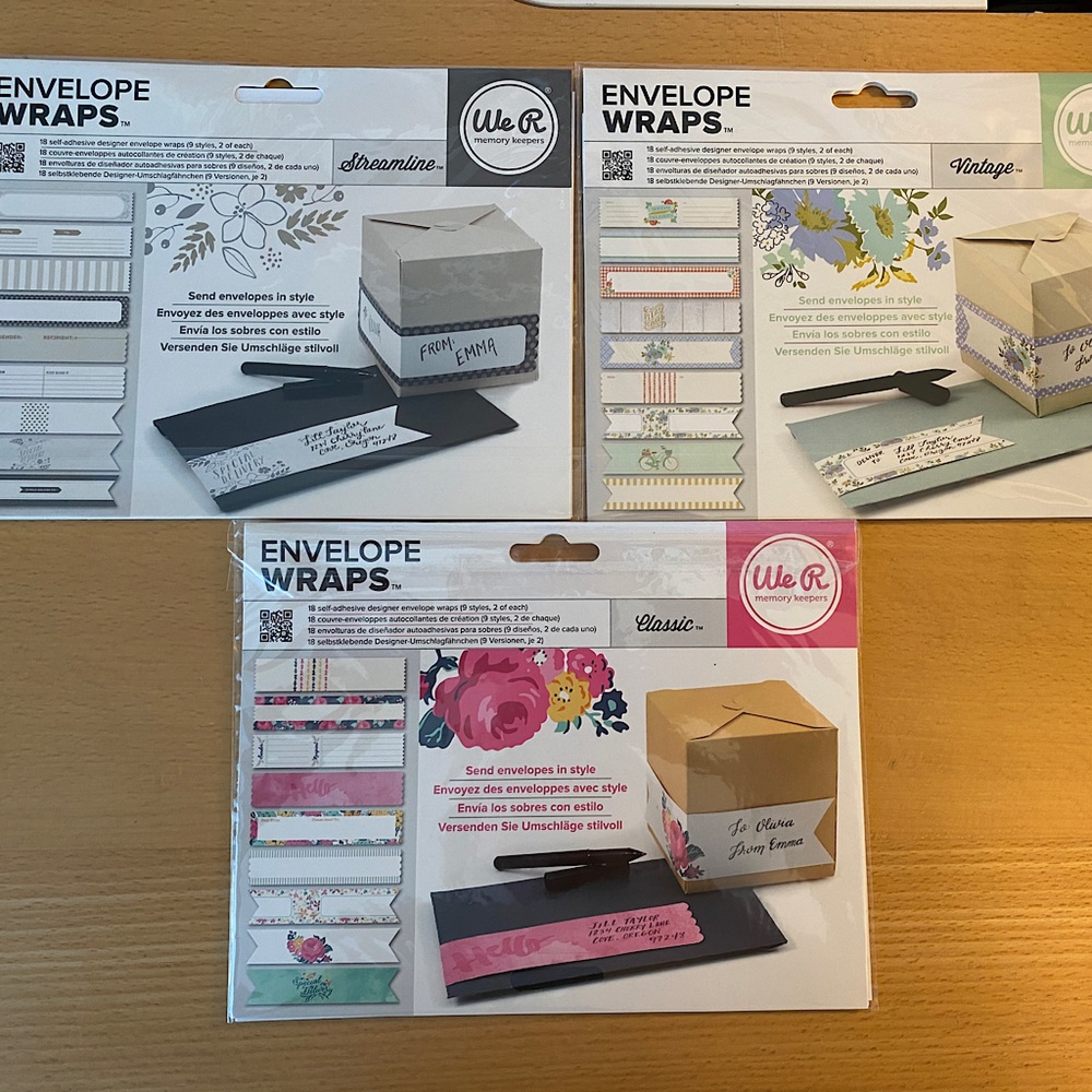 We R Memory Keepers Envelope Wraps